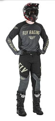 Fly Racing Evolution DST 2021 джерси, серо-черный