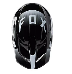 Fox Racing V1 Leed Youth Black/White шлем подростковый
