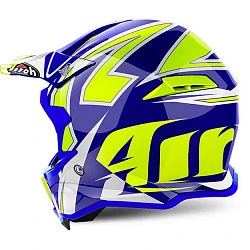 Airoh Terminator Open Vision шлем внедорожный, сине-желто-белый