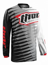 Thor Phase Vented джерси, черно-серый