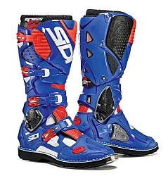 Sidi Crossfire 3 мотоботы, бело-сине-красный