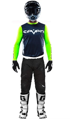 Seven Zero Staple/Rival Trooper Black/Flo Yellow/Black комплект