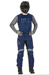 Fly Racing Patrol Overboot 2022 мотоштаны эндуро, синий