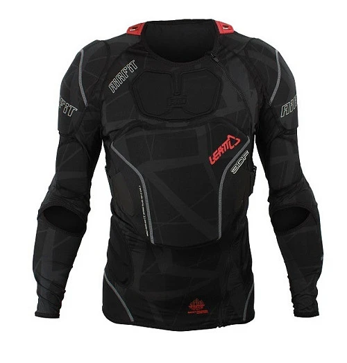 Leatt 3DF AirFit моточерепаха, черно-красный