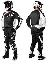 Fox Racing 180 Race Youth 2018 джерси подростковая, черно-белый