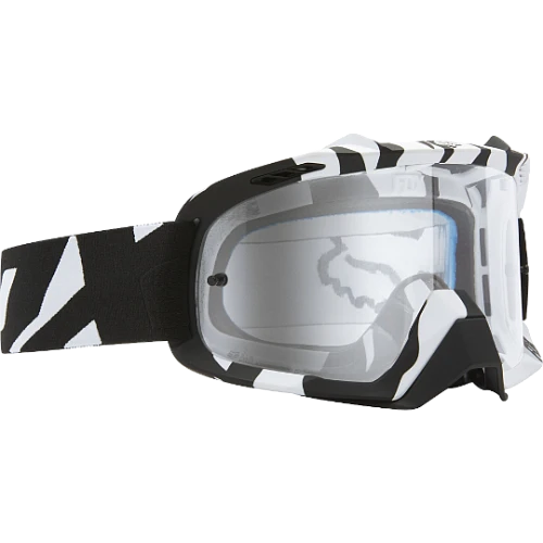 Fox Air Defence Black Zebra мотоочки, черно-белый