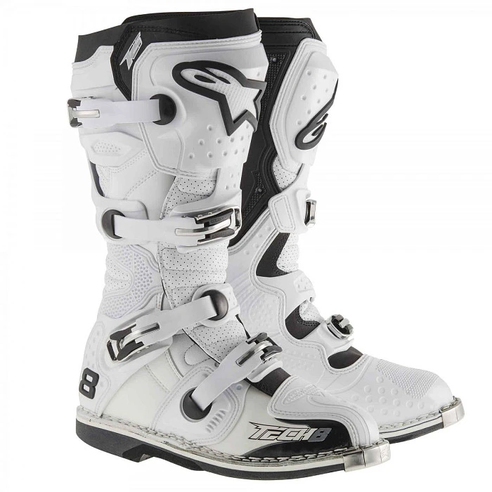 Alpinestars Tech 8 RS Vented мотоботы кроссовые, белый