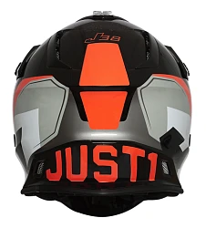 Just1 J38 Korner шлем кроссовый, оранжево-черный