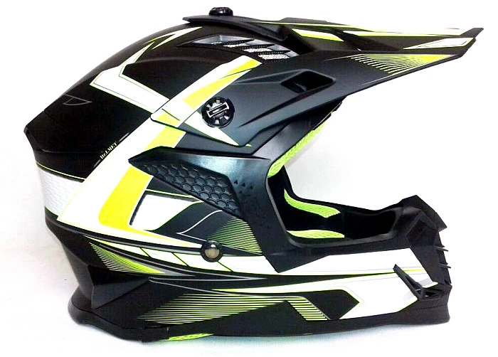 Ataki SC-16 Rift шлем кроссовый, желто-черный