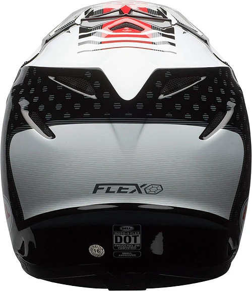 Bell Moto-9 Flex Vice шлем кроссовый, черно-белый