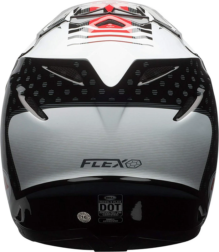 Bell Moto-9 Flex Vice шлем кроссовый, черно-белый
