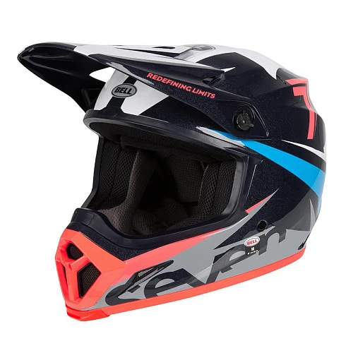 Bell MX-9 Mips Seven Ignite шлем кроссовый, сине-красно-черный