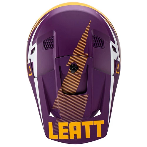 Leatt Kit Moto 3.5 Indigo шлем кроссовый + Velocity 4.5 мотоочки