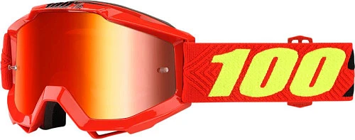 100% Accuri JR Saarinen / Mirror Red Lens мотоочки подростковые
