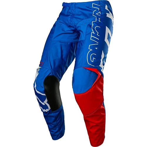 Fox Racing 180 Skew Youth White/Red/Blue мотоштаны подростковые