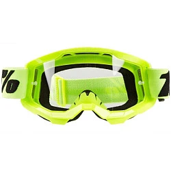 100% Strata 2 Youth Yellow / Clear Lens мотоочки подростковые