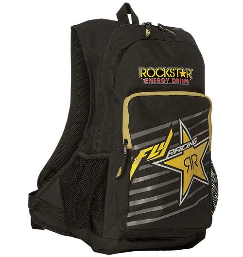 Fly Racing Jump Rockstar рюкзак, черно-желтый