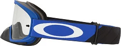 Oakley O-Frame 2.0  PRO MX Tuff Blocks мотоочки, сине-черный, прозрачная линза