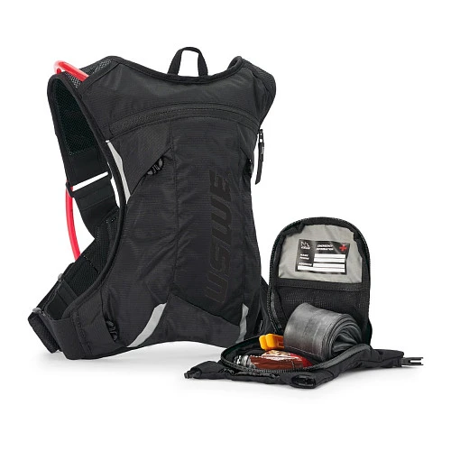 USWE MTB Hydro 3L Hydration Pack (2L) Carbon Black рюкзак-гидропак, черный