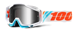 100% Racecraft Calculus ICE Mirror Silver Lens мотоочки