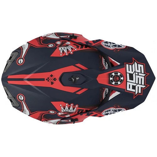 Acerbis Linear Blue/Red шлем внедорожный