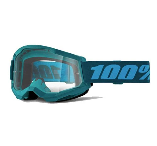 100% Strata 2 Stone / Clear мотоочки