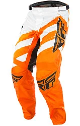 Fly Racing F-16 2018 мотоштаны, оранжево-белый