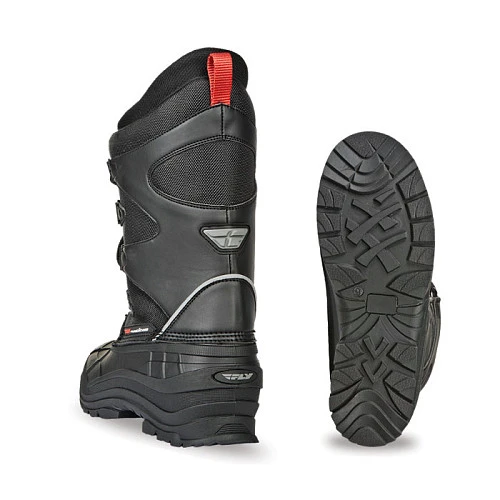 Fly Racing Aurora ATV ботинки снегоходные, черно-красный