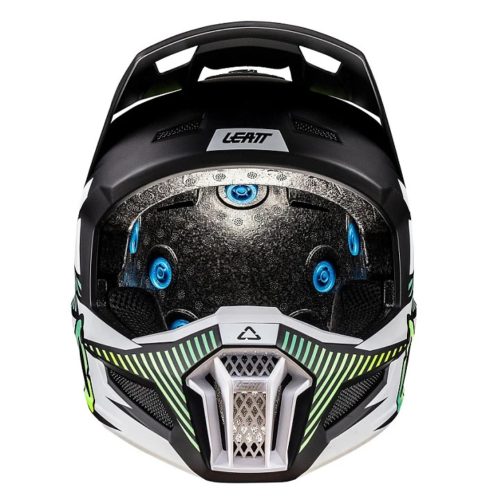 Leatt Kit Moto 3.5 Jr V26 Storm Teal шлем подростковый + Vizion 2.5s мотоочки