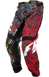 Fly Racing Kinetic Rockstar 2018 мотоштаны, красно-серый