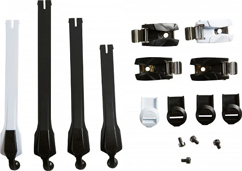 Fox Instinct Strap Kit Black/White стрепы к мотоботам (8 шт.)