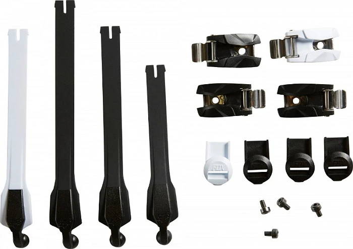 Fox Instinct Strap Kit Black/White стрепы к мотоботам (8 шт.)