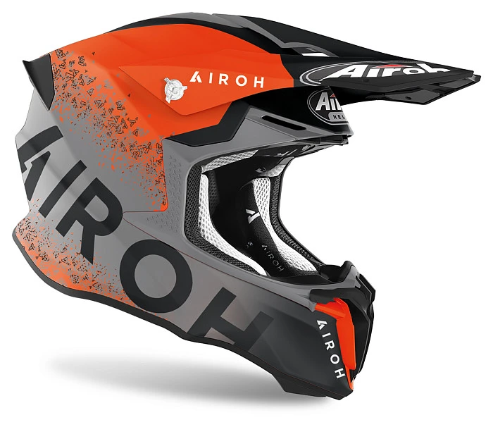 Airoh Twist 2.0 Bit Orange Matt шлем внедорожный, оранжевый матовый