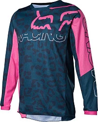 Fox Racing 180 Skew Youth Girls Dark Indigo джерси подростковая