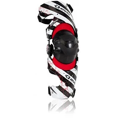 EVS Web Hazard наколенник правый, черно-бело-красный