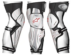 Alpinestars Bionic SX наколенники, серебристый