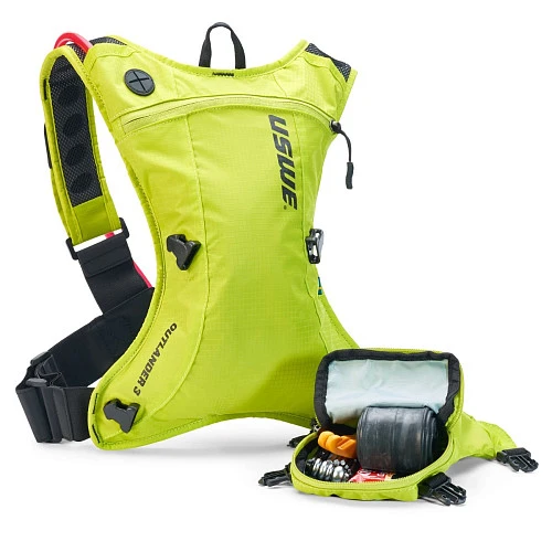 USWE Outlander 3L Hydration Pack (1.5L) Crazy Yellow рюкзак-гидропак, желтый