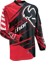 Thor Phase Splatter джерси, черно-красный