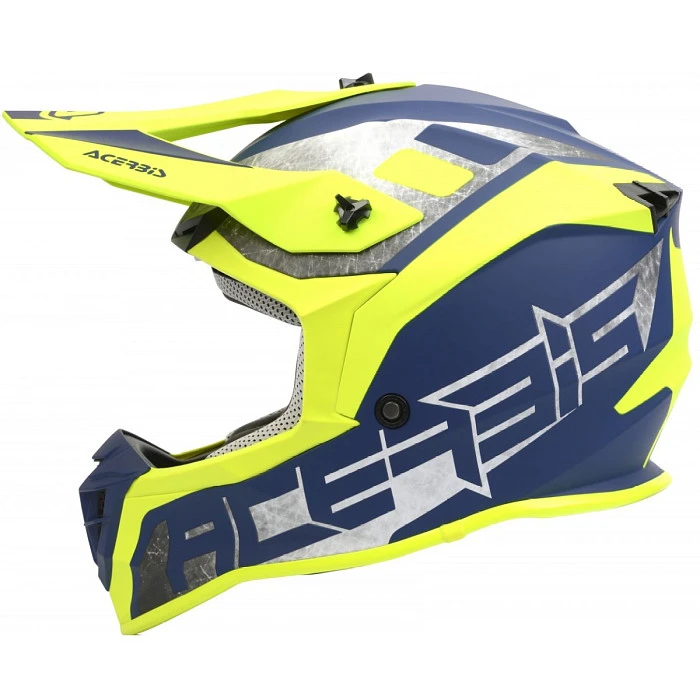 Acerbis Linear Yellow/Blue шлем внедорожный