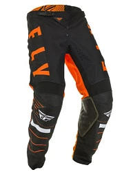 Fly Racing Kinetic K120 2020 мотоштаны подростковые, оранжево-черный