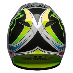 Bell MX-9 Mips PC Replica 18 шлем кроссовый, черно-зеленый