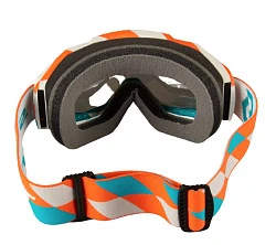 Scott Hustle MX Track Orange/Blue/Silver Chrome Lens мотоочки