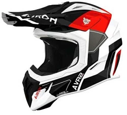 Airoh Aviator Ace 2 Shield Red  шлем внедорожный, красный