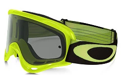 Oakley O-Frame Solid Hi-Viz мотоочки, желтый, темно-серая линза