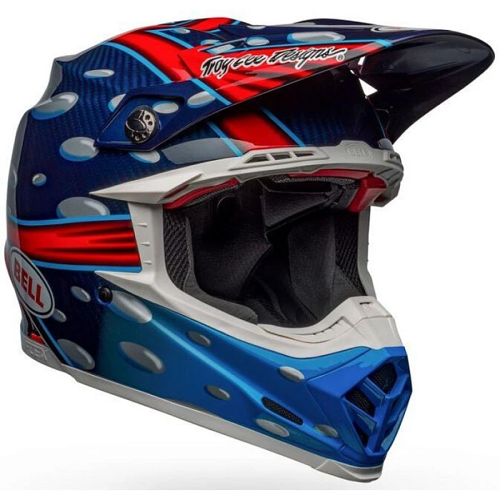 Bell Moto-9 Flex McGrath Replica Gloss Blue /Red /Black шлем кроссовый