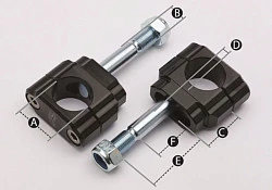 Renthal Clamp 5mm Offset Yamaha 18-45, H23.64 кронштейн крепления руля (28мм)