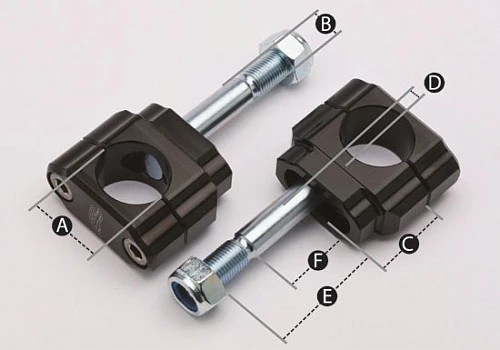 Renthal Clamp 5mm Offset Yamaha 18-45, H23.64 кронштейн крепления руля (28мм)