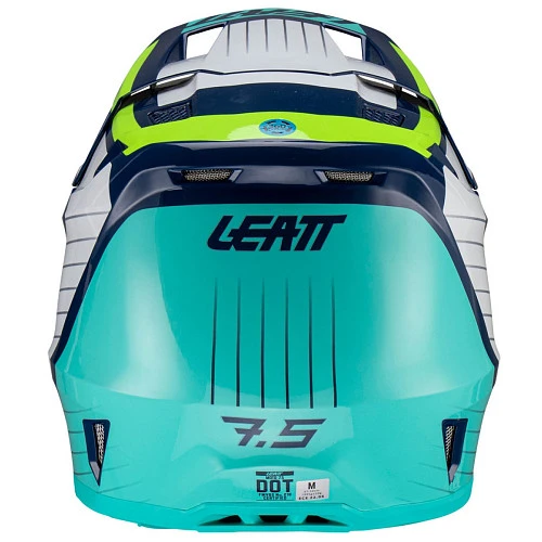 Leatt Kit Moto 7.5 V23 Blue шлем кроссовый + Velocity 4.5 мотоочки