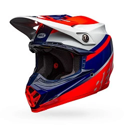 Bell Moto-9 Mips Prophecy Gloss Infrared /Navy /Gray шлем кроссовый
