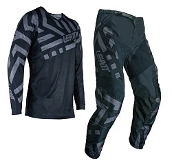Leatt 3.5 Ride Kit Mini 2024 Stealth комплект детский, мотоштаны + джерси